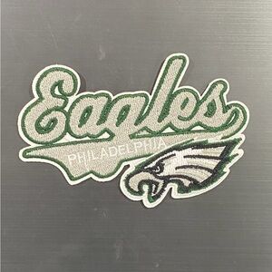 Vintage Throwback Philadelphia Eagles Patch. Approx size 4 x 2 inches